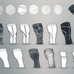 Various types of arm compression sleeves