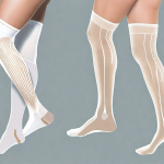 A compression stocking (bas de contention) from the brand venoflex incognito absolu