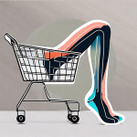 Compression stockings displayed on a mannequin's legs