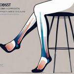 Open-toed jobst compression stockings