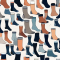 Various styles of compression stockings neatly arranged in a classy