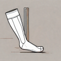 A compression stocking aid device along with a pair of compression stockings
