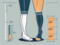Comment prendre les mesures pour les chaussettes de contention ?