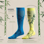 Bamboo compression socks