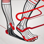 Compression stockings with a zipper