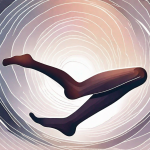 Compression stockings with a healthy