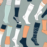 Various styles of actys compression stockings for women